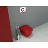 Creavit KC0103.03.1100E Крышка дуропласт микролифт, цвет: красный