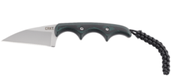 Фото Нож с фиксированным клинком CRKT Minimalist Wharncliffe, сталь 5Cr15MoV, рукоять микарта