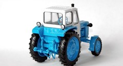 Tractor YuMZ-6A blue-white 1:43 Hachette #37