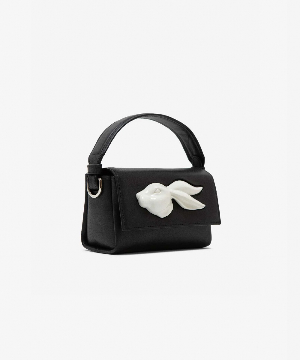 Сумка Flap Mini Rabbit Head Black