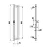 Gessi Anello 63485#031 Штанга для душа, цвет: хром
