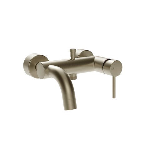 Gessi Emporio Via tortona 18613#149 Смеситель наружный для ванны с автоматическим переключателем ванна-душ, цвет: Finox Brushed Nickel