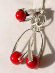 Румба(кольцо + серьги из серебра)