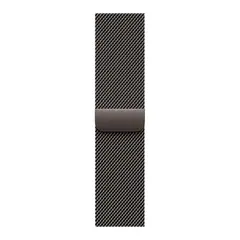Умные часы Apple Watch Series 10 GPS, 42mm, Jet Black Aluminium Case with Milanese Loop, Slate