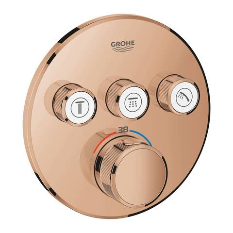 GROHE Grohtherm SmartControl 29121DA0 Термостат для душа встраиваемый на 3 потребителя