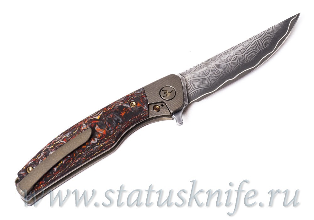 Нож Taugo ZDP189 laminated CF Red Андрей Егурнов