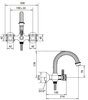 Cezares Olimp OLIMP-VD-01-SW Смеситель для ванны и душа, цвет: хром