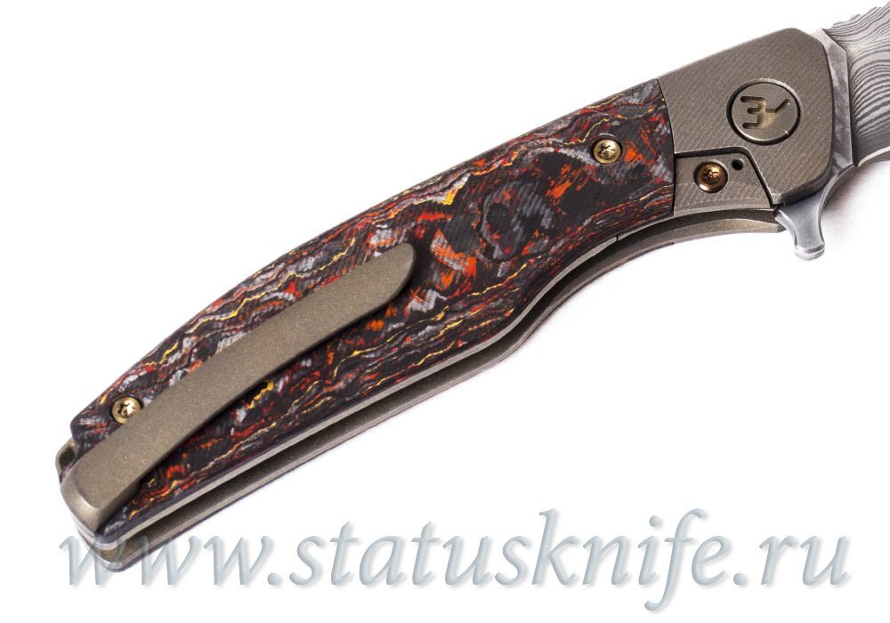 Нож Taugo ZDP189 laminated CF Red Андрей Егурнов