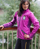 Лыжный костюм женский ST Pro Dressed purple с лямками