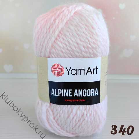 YARNART ALPINE ANGORA 340, Нежный розовый