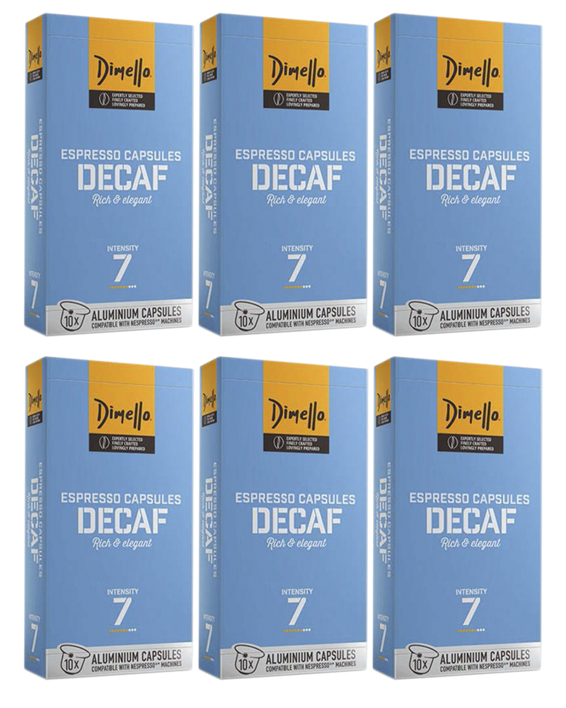 Dimello Кофе в капсулах без кофеина Decaf 10 шт. - 6 уп.