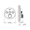 GROHE Grohtherm SmartControl 29121DA0 Термостат для душа встраиваемый на 3 потребителя