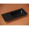 Ceramica Nova Grace CN7015MB Раковина накладная с отверстием под смеситель, 101x45.7, цвет: черный матовый