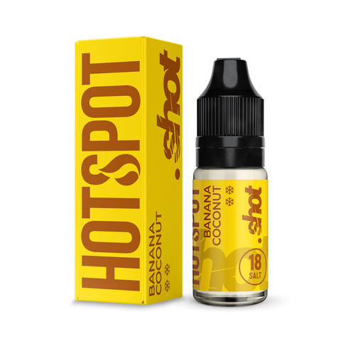 Жидкость HOTSPOT SHOT 1.8% 10 ml Banana-coconut - Банан Кокос