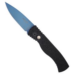 Фото Автоматический нож Pro-Tech Tactical Response 2 Sapphire Blue Nexus Textured, сталь MagnaCut, рукоять алюминий, черный