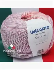 Lana Gatto CURCUMA (57% органический хлопок, 22 % органическая шерсть, 21 % переработанный полиамид, 100гр/320м)