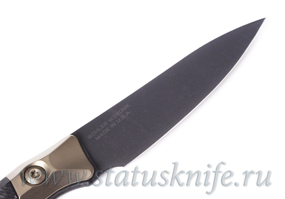 Нож Microtech Kitchen Paring Bolster 3500B-1DLCCFS DLC Carbon