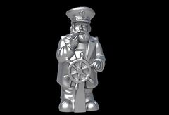 Силиконовый молд Капитан 3 D