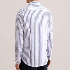 Сорочка мужская Seidensticker Slim Fit 01.849889-15 в синюю полоску