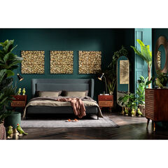 Пуф Cherry Dark Green Brass Ø35 см