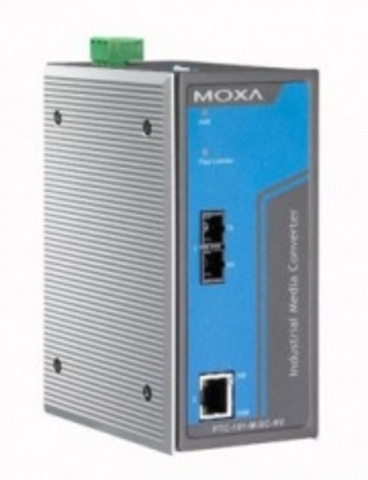 Медиа-конвертер MOXA PTC-101-S-ST-LV