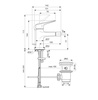 Ideal Standard La Dolce Vita BD664AA Однорукоятковый смеситель для биде с донным клапаном Chrome (Хром)