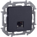 Розетка компьютерная RJ45 категория 6 UTP - Legrand Inspiria - антрацит — фото 3