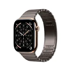 Умные часы Apple Watch Series 11 GPS + Cellular, 46mm, Gold Titanium Case with Slate Link Bracelet