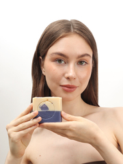 Линия курорта Мыло натуральное твердое Молоко и Ежевика 100 г