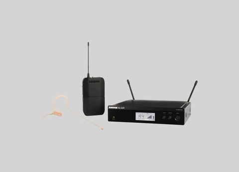 Рэковая беспроводная система с бодипаком и ушным микрофоном MX153 Shure BLX14RE/MX53-M17