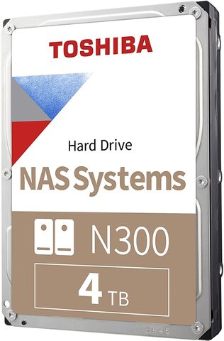Жесткий диск HDD Toshiba N300 High-Reliability 4TB HDD ( S,U) 3,5