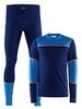 CRAFT BASELAYER комплект термобелья мужской синий - 1