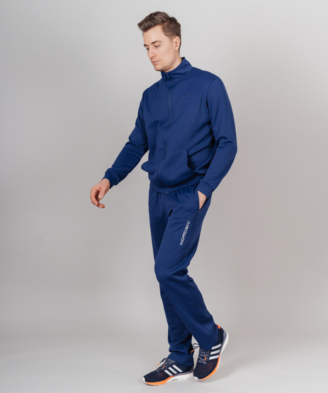 Nordski Zip спортивная толстовка мужская navy - 6