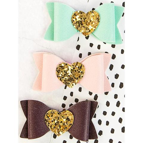 Декоративные украшения для планера My Prima Planner Magnetic Faux Leather Closures 3 шт.