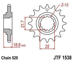 Звезда ведущая JTF1538 15