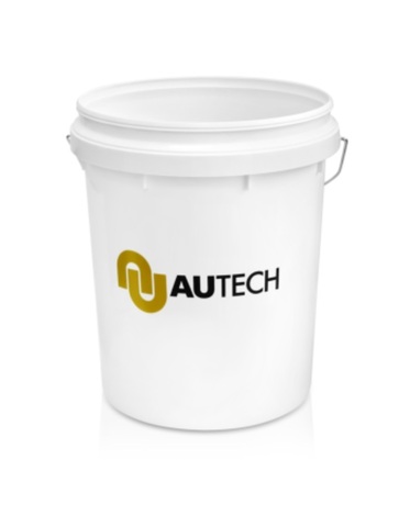 AuTech Ведро для мойки автомобиля с пескоотделителем, белое (1-н паз)