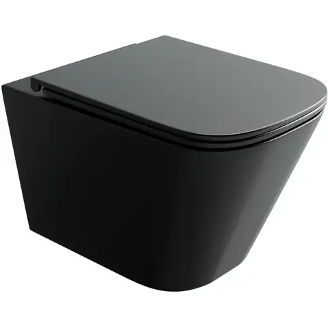 Ceramica Nova Union CN4009TMB Унитаз подвесной, цвет: черный матовый
