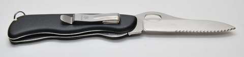 Нож складной Victorinox Sentinel One Hand, 111 mm Black (0.8416.M3)