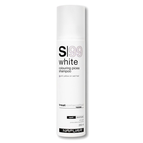 NAPURA Coloring S99 White shampoo Оттеночный шампунь для холодных блондов (SLS free) 200 мл купить за 3250&nbsp;руб