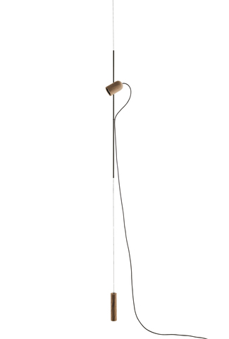 Фото: Подвесной светильник Nomon ONFA COLGANTE Graphite/Walnut - основной вид