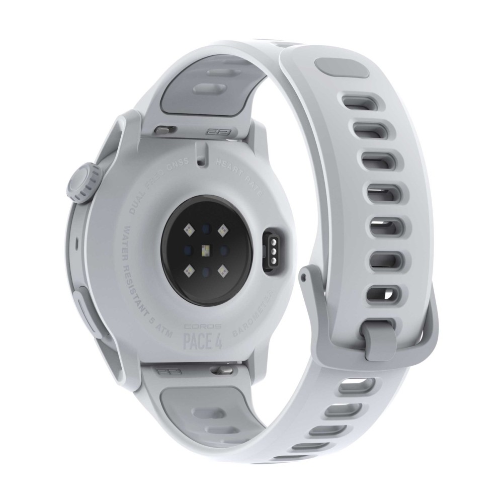 Coros Pace 4 White Silicone