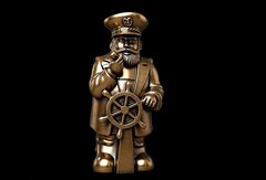 Силиконовый молд Капитан 3 D