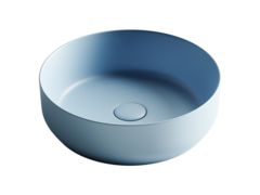 Ceramica Nova Element CN6022ML Умывальник чаша накладная круглая, 39x39, цвет: голубой фото