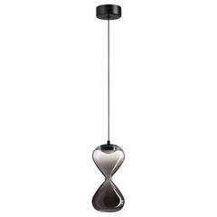 5092/4L PENDANT ODL25 357 черный/прозрачн/дымчатый градиент/металл/стекло Подвес LED 4W 4000K 388Лм GLESSI
