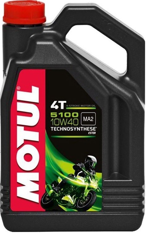 Масло моторное 4T Motul 5100 4T 10W40 полусинтетическое 4 л