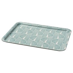 Поднос IKEA SLOJSTJART, Светло-бирюзовый, 28х37 см