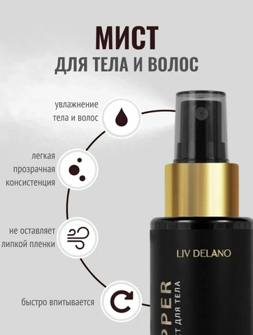 Мист для тела by Black Pepper 110мл Perfumer — фото 3