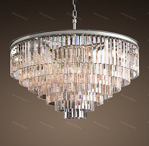 Люстра 1920S ODEON CLEAR GLASS FRINGE 7-TIER Restoration Hardware