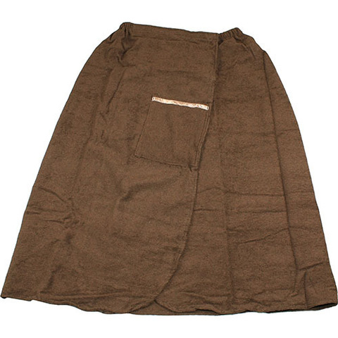 Парео для бани женское махровое, XXXL (коричневый) - 15