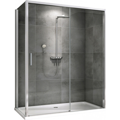 Abber Komfort AG93140-S102 Душевой уголок, 140x100x200, цвет: хром фото